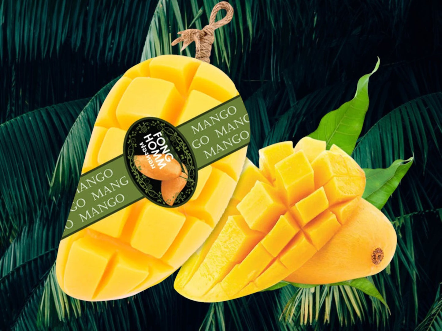 Savon Naturel en Forme de Fruit - Fraise, Mangue, Banane, Durian, Raisin, Citron